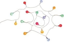 Easy Camp Globe Lichtsnoer Kleurenmix 15 Lampen - 2 Meter