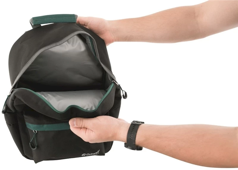 Outwell Cormorant Koelrugzak - Zwart 5 Outwell Cormorant Koelrugzak - Zwart - Afbeelding 3