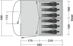 Easy Camp Edendale 600 Tunneltent 6 Persoons - Grijs -Outwell Winkel 1278 1900 88606f57 e3cb 4c30 8898 4536f255e167 1280x960