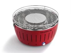 LotusGrill XL Hybrid Houtskoolbarbecue - Rood -Outwell Winkel 1433 1900 lotusgrill xl rood 4