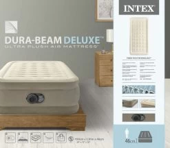 Intex Ultra Plush Luchtbed - Eenpersoons - Ingebouwde Elektrische Pomp -Outwell Winkel 1663 1900 64426nd pkg 2023 300