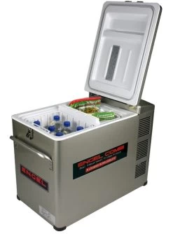 Engel MD45F-CD-P Dual-zone Compressor Koelbox - 40 Liter -Outwell Winkel 1900 1377 md45fcdp deckel offen freezer klein