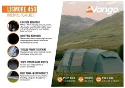 Vango Lismore 450 Tunneltent - 4 Persoons - Groen 23 Vango Lismore 450 Tunneltent - 4 Persoons - Groen -Outwell Winkel 1900 1783 lismore 450 package 4