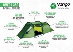 Vango Omega 350 Tunneltent - 3 Persoons - Groen -Outwell Winkel 1900 1783 omega 350 5