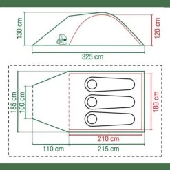Uitgelichte producten -Outwell Winkel 1900 1900 coleman darwin 3 plus 1