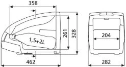 Dometic BordBar TB 15 Autokoelbox - 15 Liter 11 Dometic BordBar TB 15 Autokoelbox - 15 Liter -Outwell Winkel 641 1200 900 900 dometic bordbar tb 15 2