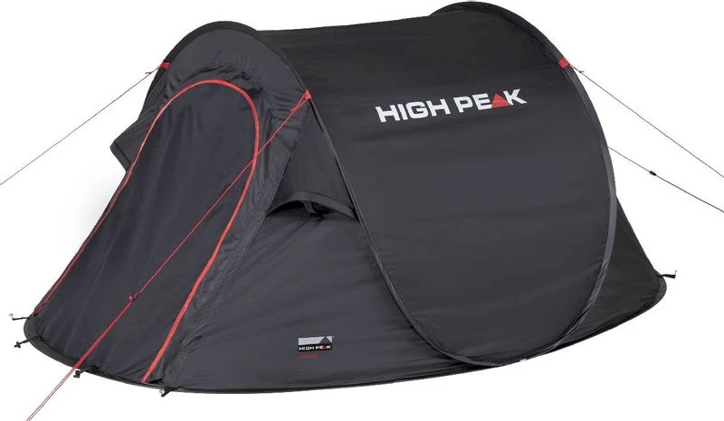 High Peak Vision 2 Pop-up Tent - 2 Persoons - Zwart 3 High Peak Vision 2 Pop-up Tent - 2 Persoons - Zwart