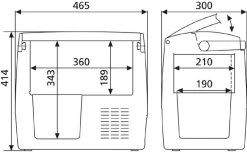 Dometic CoolFreeze CDF 18 Autokoelbox - 18L -Outwell Winkel 737 1200 900 900 dometic coolfreeze cdf 18 7