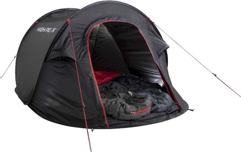 High Peak Vision 2 Pop-up Tent - 2 Persoons - Zwart 5 High Peak Vision 2 Pop-up Tent - 2 Persoons - Zwart - Afbeelding 3