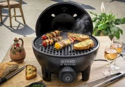 CADAC E-Braai Elektrische Barbecue - Zwart -Outwell Winkel 842 1200 e braai food 2