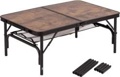Bo-Camp Industrial Decatur 90 X 60 Campingtafel - Zwart/houtlook -Outwell Winkel 900 1186 1404200 03