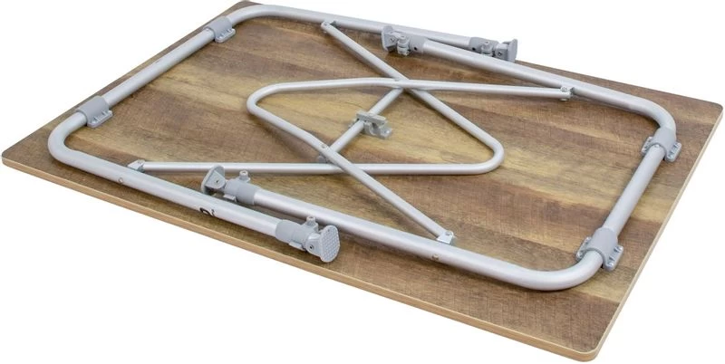 Bo-Camp Feather 100 X 70 Cm Campingtafel - Bruin 9 Bo-Camp Feather 100 X 70 Cm Campingtafel - Bruin - Afbeelding 7