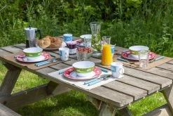 Bo-Camp Happy Camp Melamine Serviesset - 12-delig -Outwell Winkel 900 1350 6181380 07