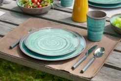 Bo-Camp Halo Melamine Serviesset - 12-delig - Aqua -Outwell Winkel 900 1350 6181392 06