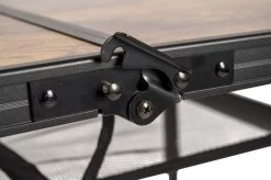 Bo-Camp Industrial Decatur 90 X 60 Campingtafel - Zwart/houtlook -Outwell Winkel 900 1358 1404200 13