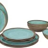 Bo-Camp Halo Melamine Serviesset - 12-delig - Aqua -Outwell Winkel 900 1461 6181392