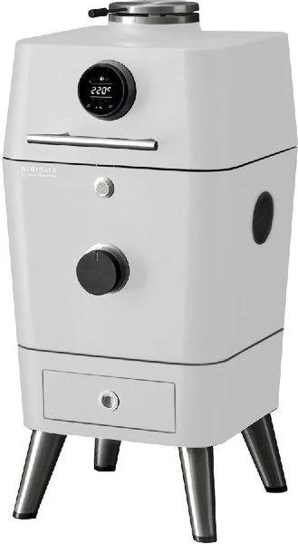 Everdure 4K Houtskool Barbecue Met Beschermhoes - Wit 4 Everdure 4K Houtskool Barbecue Met Beschermhoes - Wit - Afbeelding 2