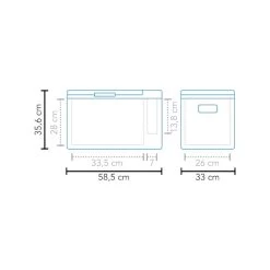 Mestic MCC-25 Compressor Koelbox - 25 Liter 14 Mestic MCC-25 Compressor Koelbox - 25 Liter -Outwell Winkel 900 900 1502930h5