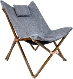 Bo-Camp Urban Outdoor Bloomsbury Vlinderstoel - Grijs - M