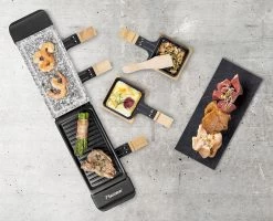 Bestron Raclette/Steengrill - 4 Personen -Outwell Winkel bestron raclettesteengrill 4 personen 4
