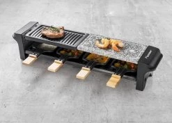 Bestron Raclette/Steengrill - 4 Personen -Outwell Winkel bestron raclettesteengrill 4 personen 7