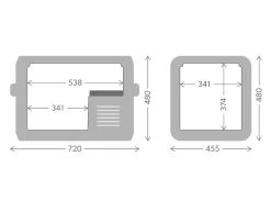 Dometic CFX3 55IM Compressor Koelbox - 53 Liter 26 Dometic CFX3 55IM Compressor Koelbox - 53 Liter -Outwell Winkel cfx3 55im