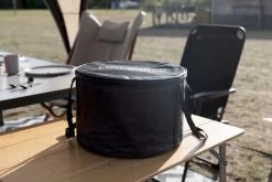 LotusGrill XL Hybrid Houtskoolbarbecue - Rood -Outwell Winkel lotusgrill in hoes