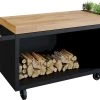 OFYR Mise En Place Table 135 PRO Black - Teak Wood -Outwell Winkel mise en place table pro black tw
