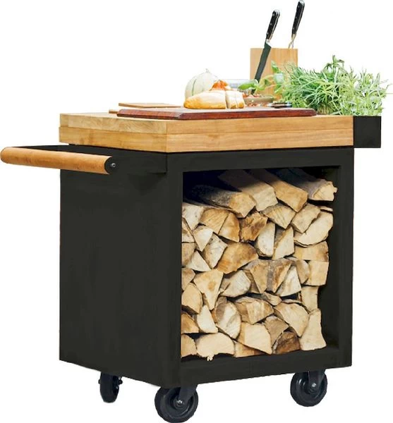 OFYR Mise En Place Table 65 PRO Black - Teak Wood 3 OFYR Mise En Place Table 65 PRO Black - Teak Wood