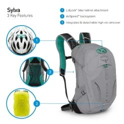 Osprey Sylva Daypack - 20 Liter - Blauw 27 Osprey Sylva Daypack - 20 Liter - Blauw -Outwell Winkel osprey sylva features