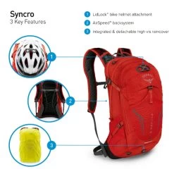 Osprey Syncro Daypack - 20 Liter - Zwart -Outwell Winkel osprey syncro features