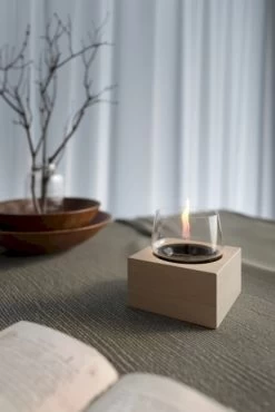 Tenderflame Poppy 14 Tafelhaard - Wit -Outwell Winkel poppy 14 oak white patina sfeer op maat 3