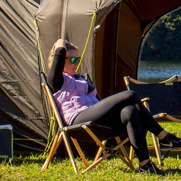 Zempire Roco Lounger V2 Vlinderstoel - Zwart 10 Zempire Roco Lounger V2 Vlinderstoel - Zwart - Afbeelding 8